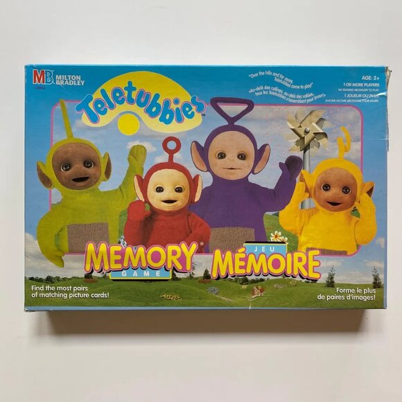 Teletubbies Memory Game 1998 Milton Bradley Hasbro COMPLETE - Picture 1 of 7